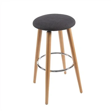Kumaş Kapaklı Bar Taburesi
