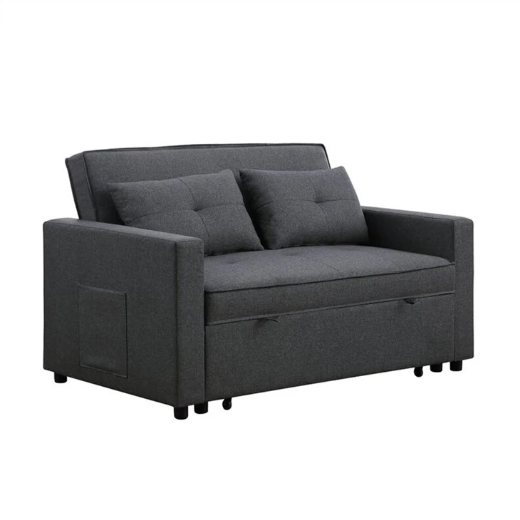 Partner Keten Döşemeli Tüfek Futon Çekyat