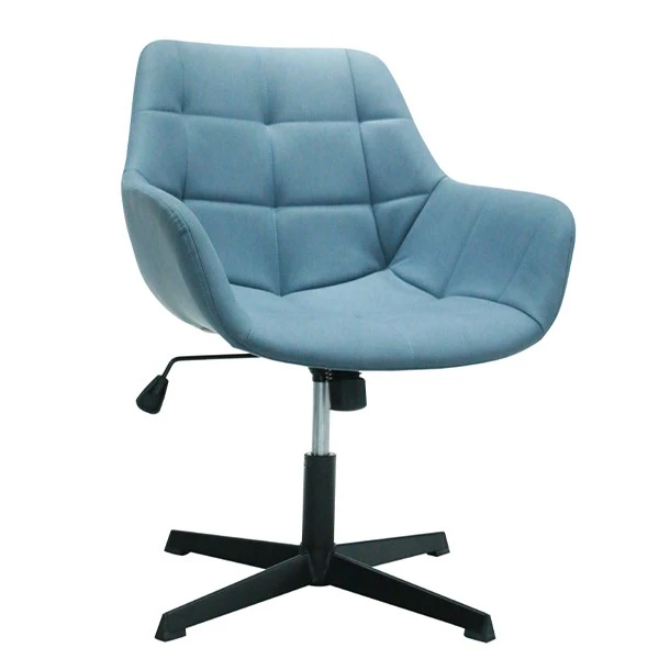 Velvet Fabric Cover Adjustable Height Home Office Chair